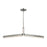 Visual Comfort Modern Linea 3 Light 42" Chandelier, NK - KWCH70627ANALB