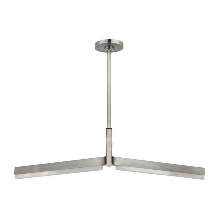 Visual Comfort Modern Linea 3 Light 42" Chandelier, NK