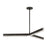 Visual Comfort Modern Linea 3 Light 42" Chandelier, Bronze