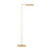 Visual Comfort Modern Linea 1 Light 16.1" Floor Lamp, Brass - KWFL71427HABALB