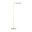 Visual Comfort Modern Linea 1 Light 16.1" Floor Lamp, Brass
