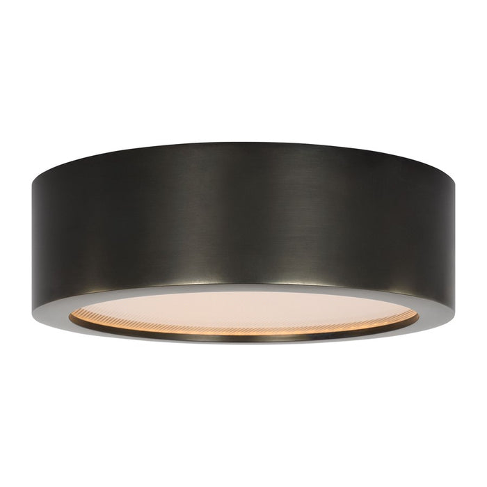 Visual Comfort Modern Cerne 1 Light 5" Mini Flush Mount, DBZ - KWFM19227BZ