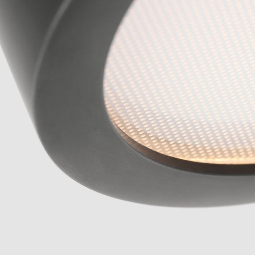 Visual Comfort Modern Cerne 1 Light 5" Mini Flush Mount, DBZ