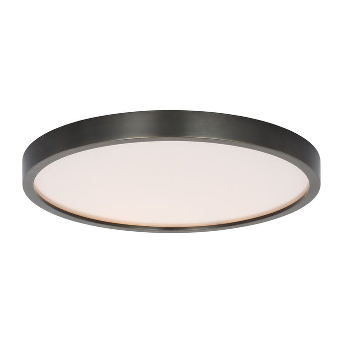 Visual Comfort Modern Cerne 1 Light 22" Flush Mount, Dark Bronze