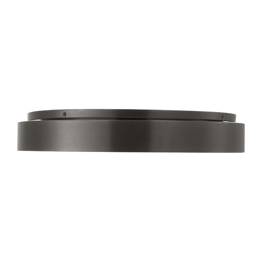Visual Comfort Modern Wyllis 1 Light 18" Flush Mount, Bronze - KWFM70227BZALB