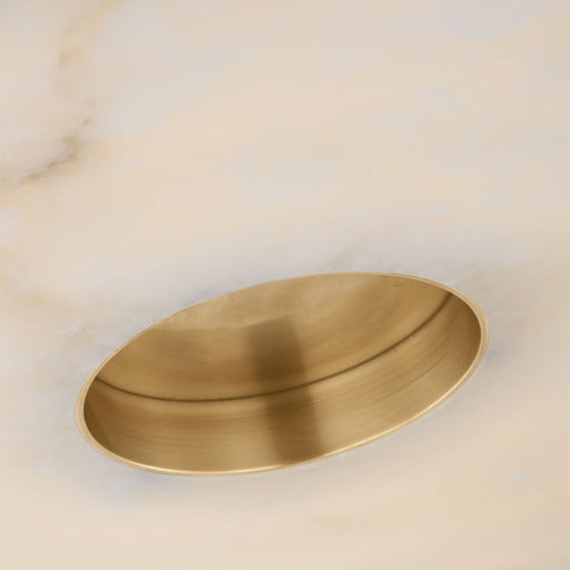 Visual Comfort Modern Wyllis 1 Light 18" Flush Mount, Brass