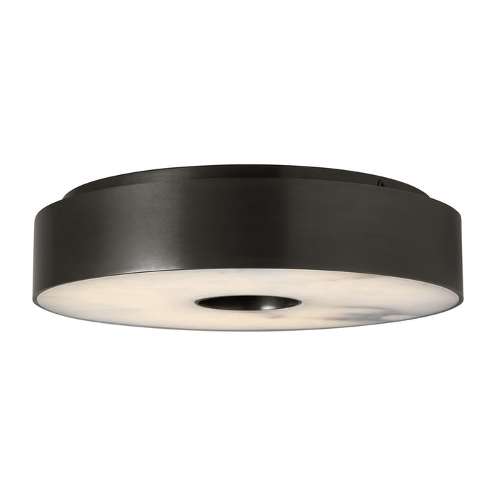 Visual Comfort Modern Wyllis 1 Light 12" Flush Mount, Bronze