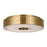 Visual Comfort Modern Wyllis 1 Light 12" Flush Mount, Brass