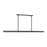 Visual Comfort Modern Linea 1 Light 60" Chandelier, Bronze - KWLS70727BZALB
