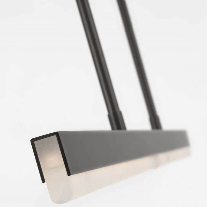 Visual Comfort Modern Linea 1 Light 60" Chandelier, Bronze