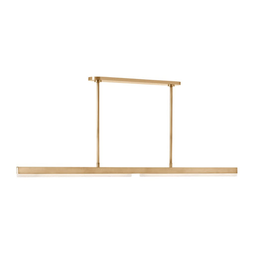 Visual Comfort Modern Linea 1 Light 60" Chandelier, Brass - KWLS70727HABALB