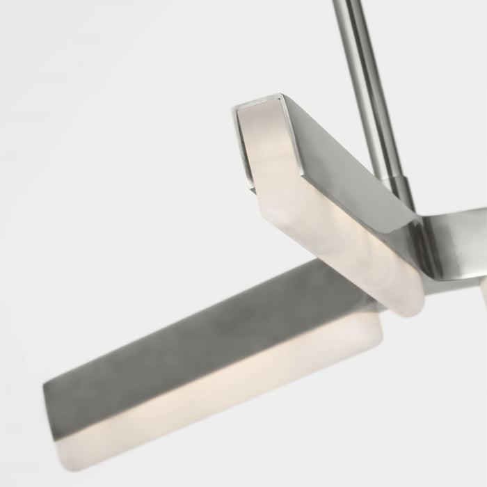 Visual Comfort Modern Linea 5 Light 54.6" Chandelier, NK