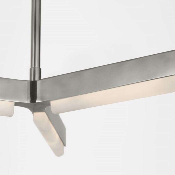 Visual Comfort Modern Linea 5 Light 54.6" Chandelier, NK