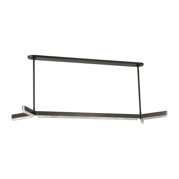 Visual Comfort Modern Linea 5 Light 54.6" Chandelier, Bronze