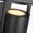 Visual Comfort Modern Ronan 2 Lt 8" Outdoor Wall Lantern, Black
