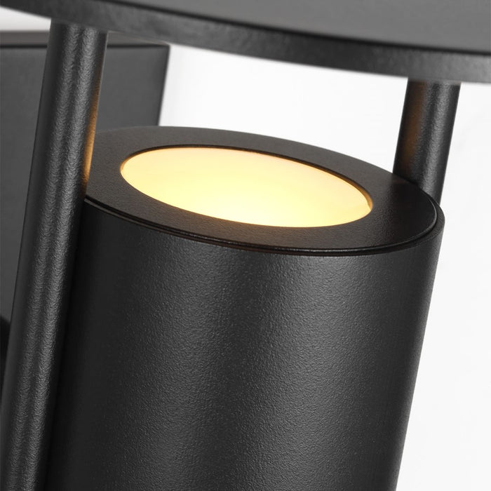 Visual Comfort Modern Ronan 2 Lt 8" Outdoor Wall Lantern, Black