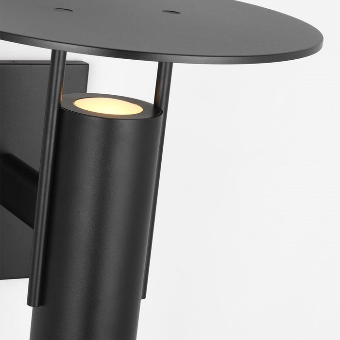 Visual Comfort Modern Ronan 2Lt 11" Outdoor Wall Lantern, Black