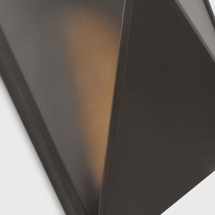 Visual Comfort Modern Punto 10" Outdoor Wall Lantern, BZ