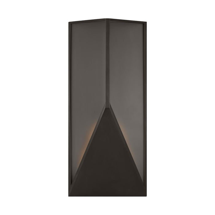 Visual Comfort Modern Punto 10" Outdoor Wall Lantern, BZ