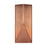 Visual Comfort Modern Punto 10" Outdoor Wall Lantern, Copper