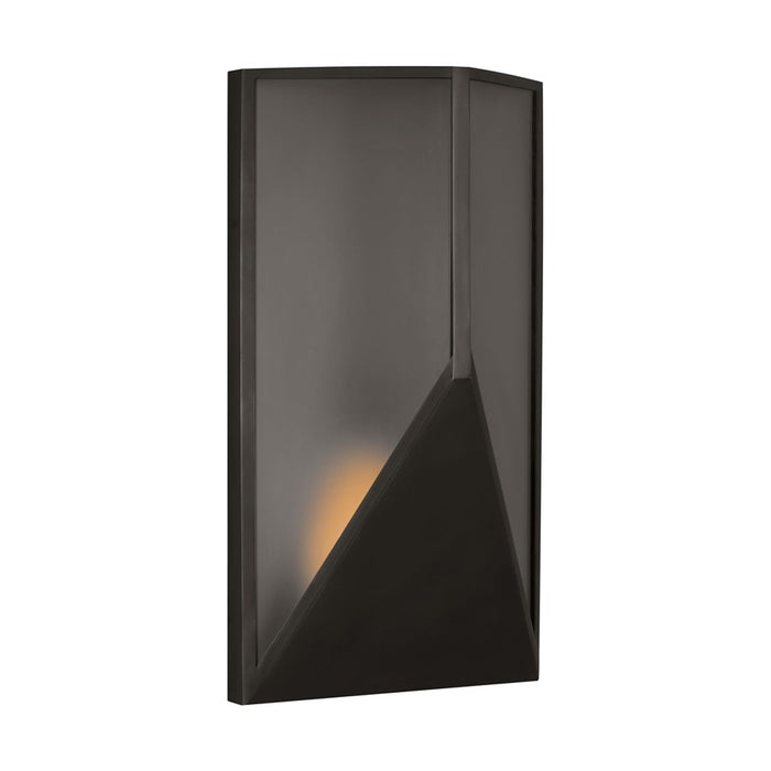 Visual Comfort Modern Punto 9" Outdoor Wall Lantern, BZ - KWOWS69227BZCG