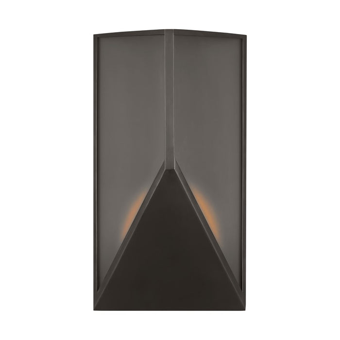 Visual Comfort Modern Punto 9" Outdoor Wall Lantern, BZ