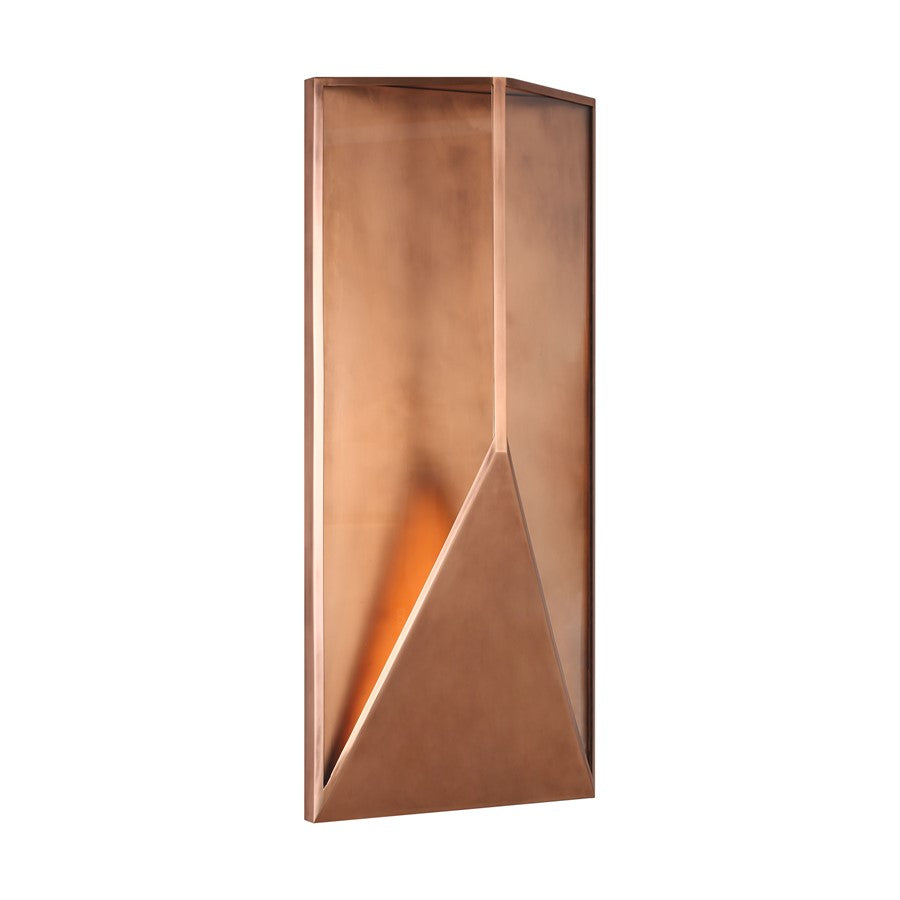 Visual Comfort Modern Punto 30" Outdoor Wall Lantern, Copper - KWOWS69427NCCG