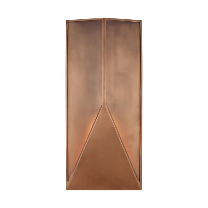 Visual Comfort Modern Punto 30" Outdoor Wall Lantern, Copper