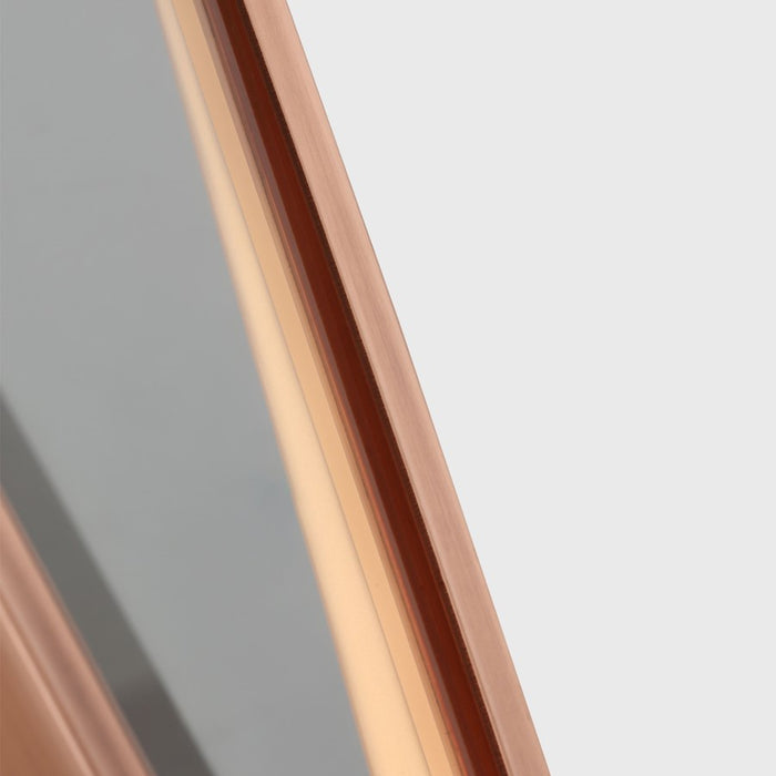 Visual Comfort Modern Punto 38" Outdoor Wall Lantern, Copper