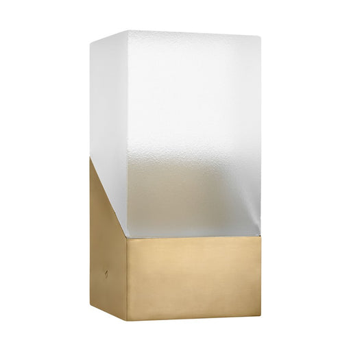 Visual Comfort Modern Pezzo 10" Rechargeable Table Lamp, Brass