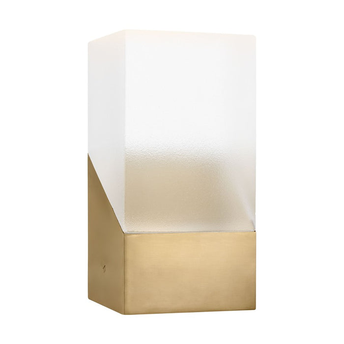 Visual Comfort Modern Pezzo 10" Rechargeable Table Lamp, Brass