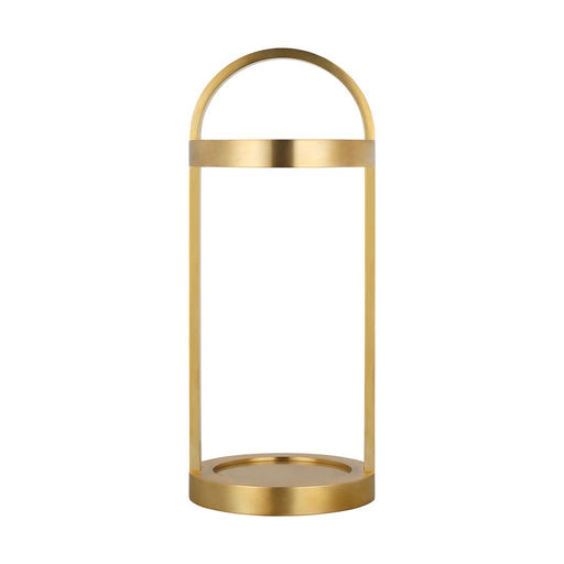 Visual Comfort Modern Cerne 1Lt 7" Rechargeable Table Lamp, Brass - KWTB61027HAB