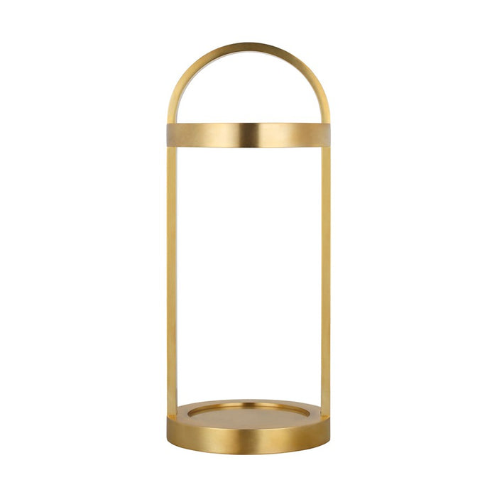 Visual Comfort Modern Cerne 1Lt 7" Rechargeable Table Lamp, Brass - KWTB61027HAB