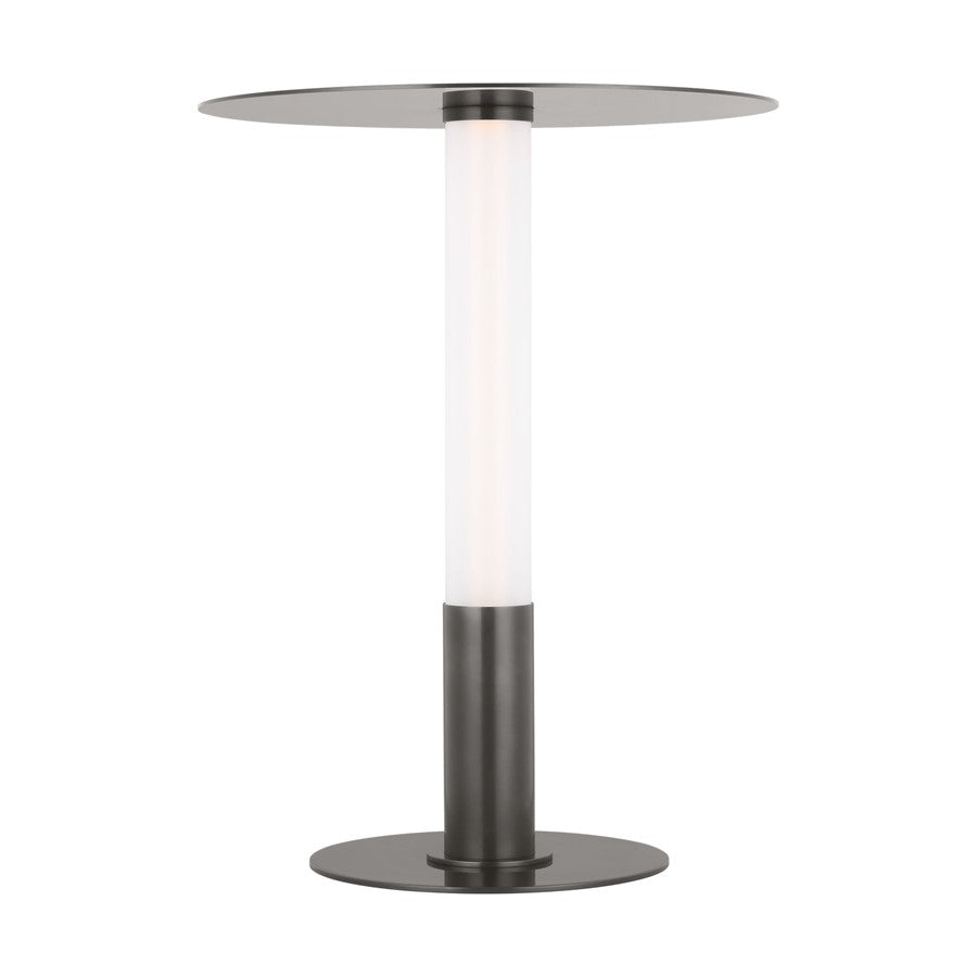 Visual Comfort Modern Miguel 16" Rechargeable Table Lamp, BZ - KWTB61627BZ