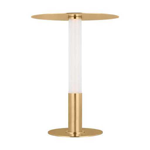 Visual Comfort Modern Miguel 16" Rechargeable Table Lamp, Brass - KWTB61627HAB
