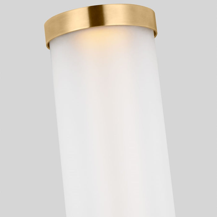 Visual Comfort Modern Miguel 16" Rechargeable Table Lamp, Brass