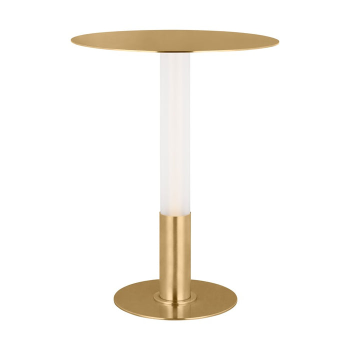 Visual Comfort Modern Miguel 16" Rechargeable Table Lamp, Brass