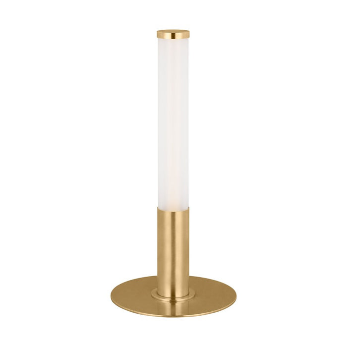 Visual Comfort Modern Miguel 16" Rechargeable Table Lamp, Brass