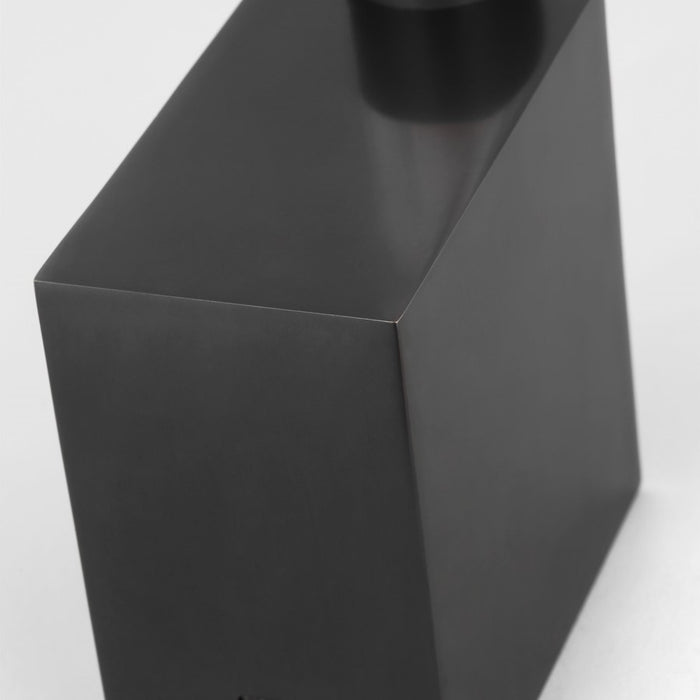 Visual Comfort Modern Phobos 2" Rechargeable Table Lamp, BZ