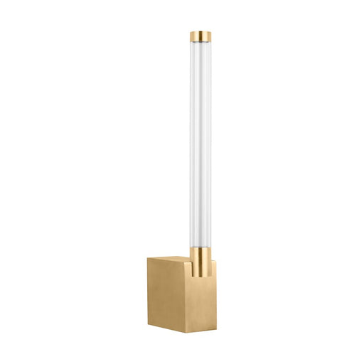 Visual Comfort Modern Phobos 2" Rechargeable Table Lamp, Brass