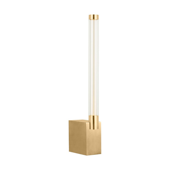 Visual Comfort Modern Phobos 2" Rechargeable Table Lamp, Brass