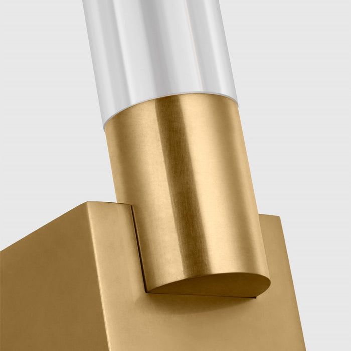 Visual Comfort Modern Phobos 2" Rechargeable Table Lamp, Brass