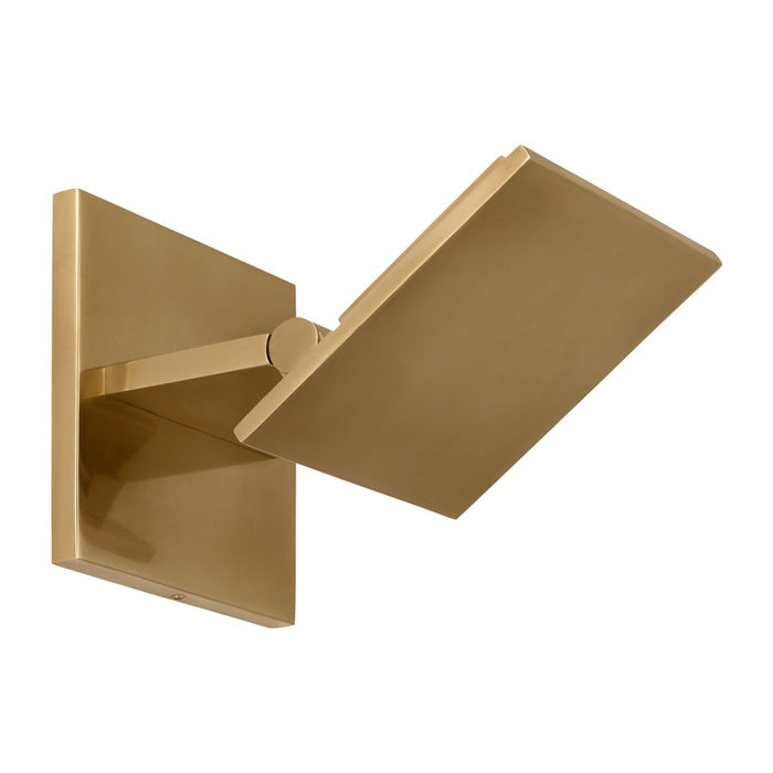 Visual Comfort Modern Angolo 1 Light 6" Sconce, Brass