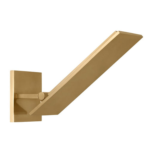 Visual Comfort Modern Angolo 1 Light 11" Sconce, Brass