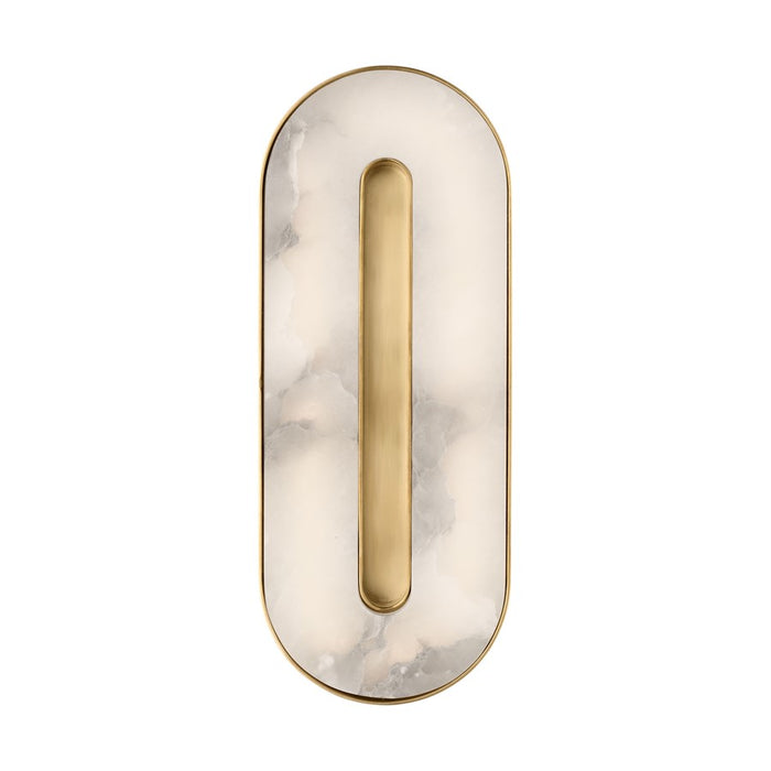 Visual Comfort Modern Wyllis 1 Light 12" Sconce, Brass - KWWS69627HABALB