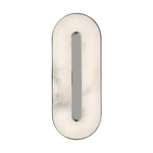 Visual Comfort Modern Wyllis 1 Light 12" Sconce, Pol Nickel - KWWS69627PNALB