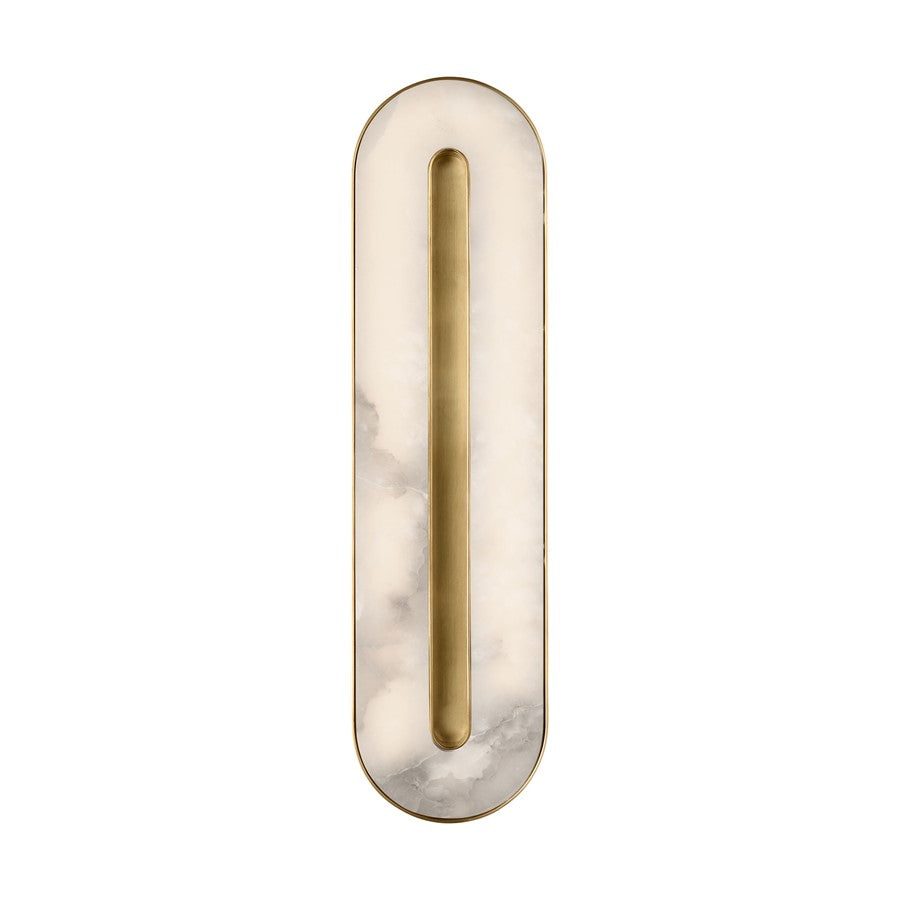 Visual Comfort Modern Wyllis 1 Light 18" Sconce, Brass - KWWS69727HABALB