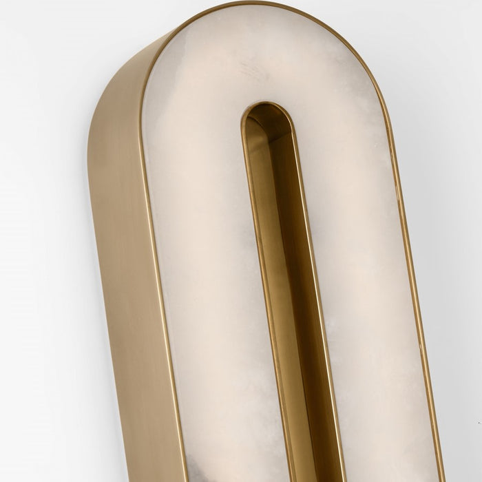 Visual Comfort Modern Wyllis 1 Light 18" Sconce, Brass