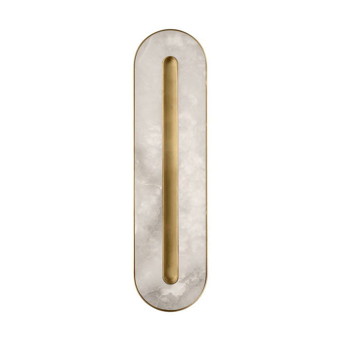 Visual Comfort Modern Wyllis 1 Light 18" Sconce, Brass