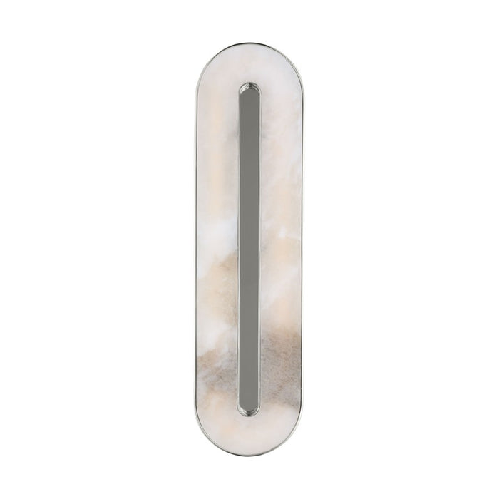 Visual Comfort Modern Wyllis 1 Light 18" Sconce, Pol Nickel - KWWS69727PNALB